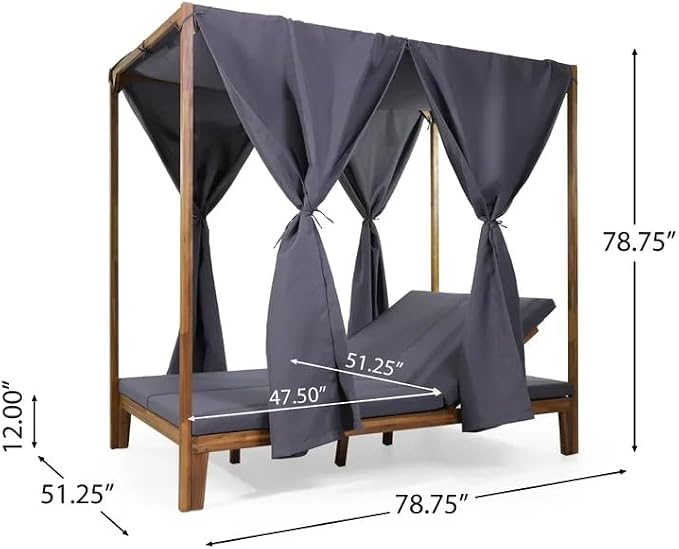 WILLIAMSPACE Outdoor Patio Sunbed Daybed - Image 2