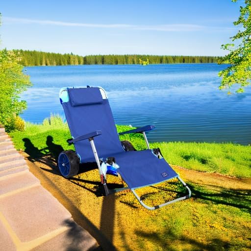 Mac Sports Beach Day Foldable Chaise Lounge Chair - Image 5