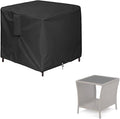Outdoor Wicker End Side Tables Cover by Aidetech