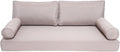 Outdoor Twin daybed Cover, for Outside Patio Porch Swing Chair Mattress Bolster by FSJITF