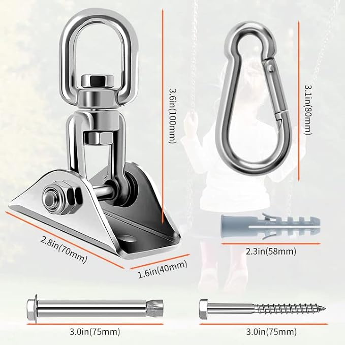 360 Rotating Hammock Hanging Kit - Image 4