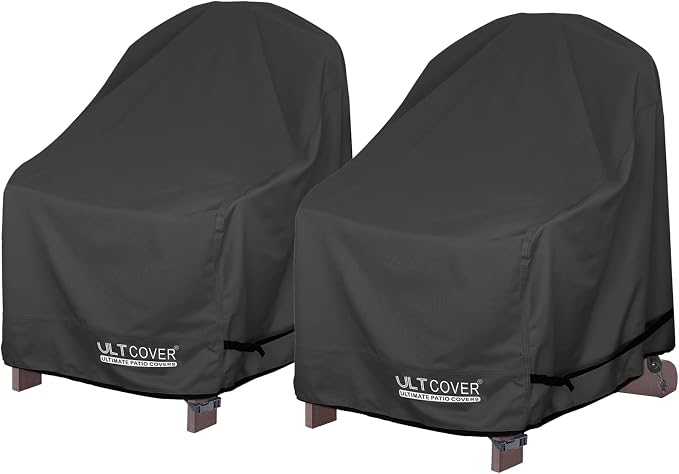 ULTCOVER Waterproof Patio Adirondack Chair Cover 2 Pack by ULTCOVER