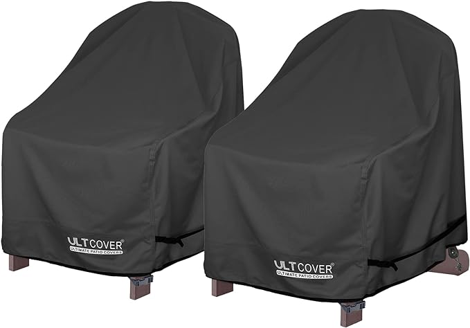 ULTCOVER Waterproof Patio Adirondack Chair Cover 2 Pack by ULTCOVER