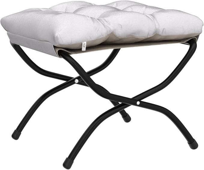 15" Foldable Foot Stool Ottoman - Image 4