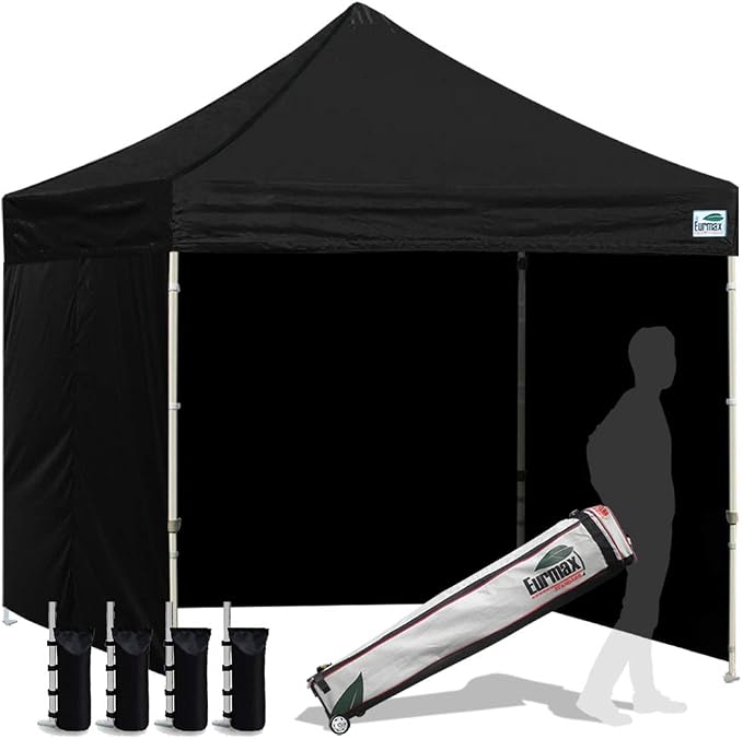Eurmax USA 8'x8' Pop-up Canopy Tent Commercial Instant Canopies by Eurmax