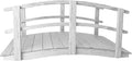 6 FT White Amish Made Garden Bridge by Unknown