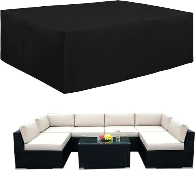 Easy-Going 600D Heavy Duty Patio Furniture Cover, Outdoor Rectangular Table and by Easy-Going