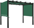 17x6.8 Ft Universal Pergola Replacement Canopy, Outdoor Canopy Shade Cover by TNGAN