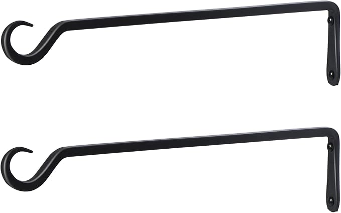 16 inch Plant Hanger, Sturdy Hanging Plant Bracket Outdoor, Hanging Plant Wall by YELOKIE