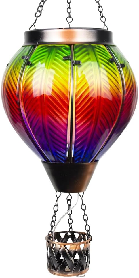 Colorful Solar Hot Air Balloon Lantern by YELENEW