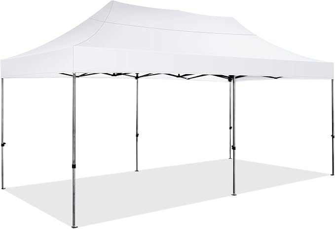 COBIZI 10x20 Pop Up Canopy Without Sidewall, Heavy Duty Canopy UPF 50+ All - Image 9