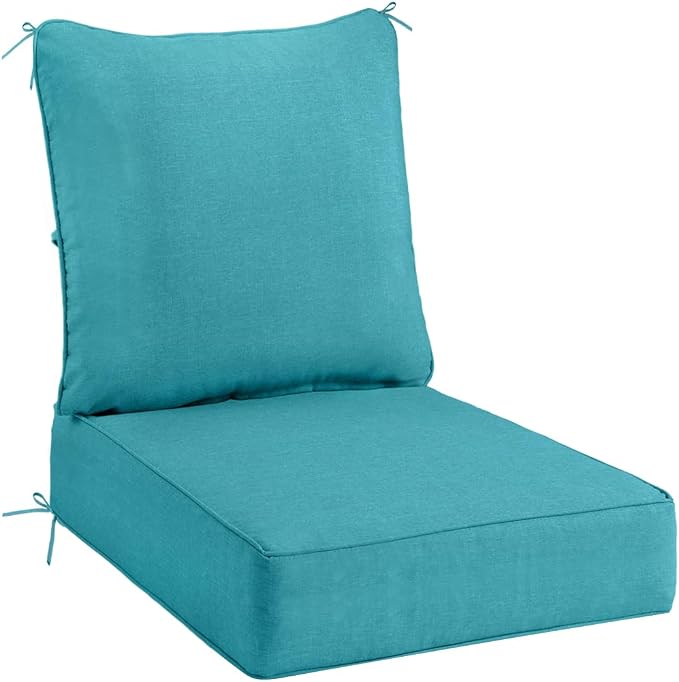 Sundale Outdoor Olefin Deep Seat Cushion, Patio Chair Cushion and Pillow by SundaleOutdoor
