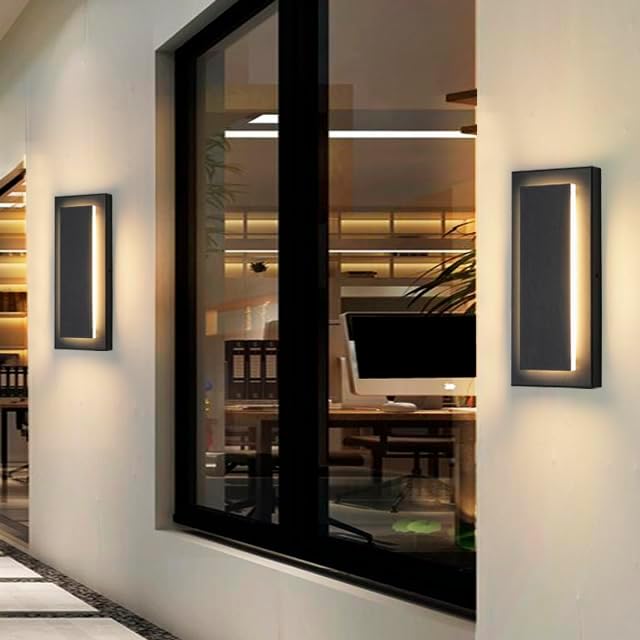 11.8’’ Modern Exterior Lighting Fixtures, Waterproof Exterior Sconce Light - Image 7