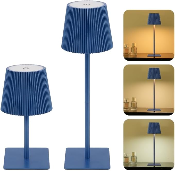 LUTEC 4 Pack Cordless Table Lamp, 6000mAh Rechargeable Battery Operated Desk - Image 8