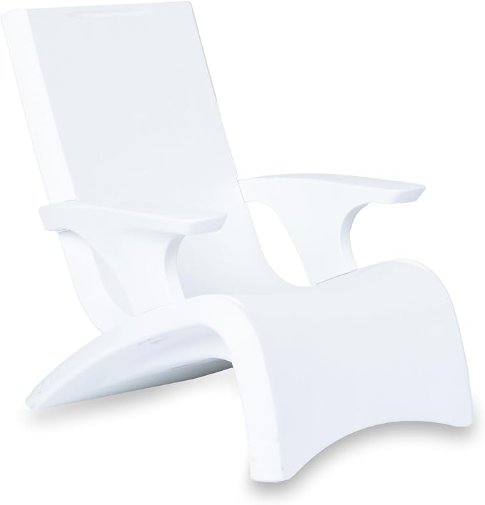 Step2 Vero Adirondack Chair, Stylish Poolside Lounger, Fade-Resistant, by Step2