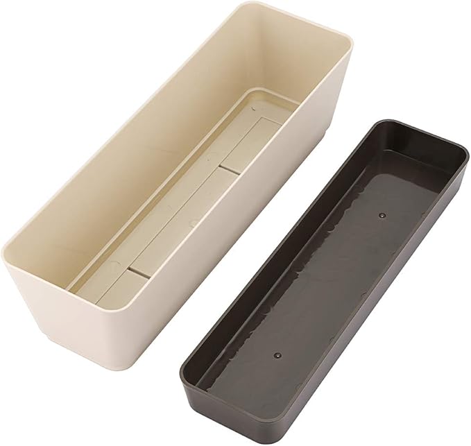 Skelang 3 Pcs Rectangular Plant Pot, Window Planter Box - Image 6