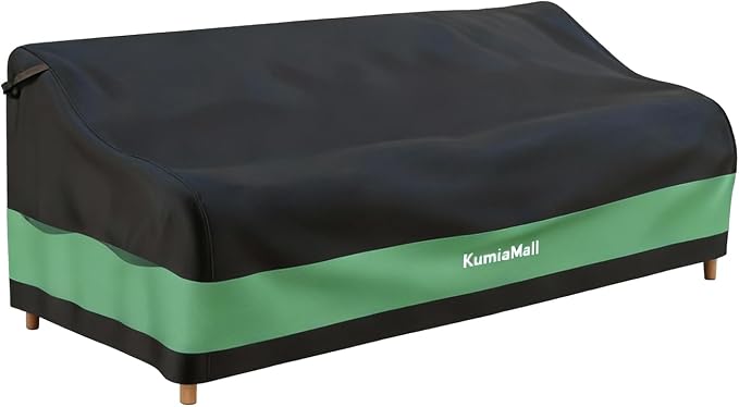 Patio Furniture Sofa Cover, Waterproof 3-Seater Heavy Duty Outdoor Bench Covers by Unknown