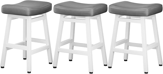 Counter Height Bar Stools Set of 3, 24 Inch Barstools - Image 9