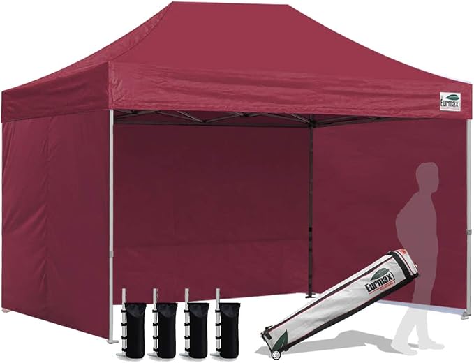 Eurmax USA 8'x12' Pop-up Canopy Tent Commercial Instant Canopies by Eurmax
