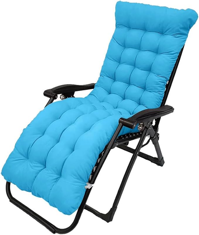 Patio Chaise Lounger Cushion, 61in Lounge Chair Recliners Chair Cushions by Pasrdqoyp