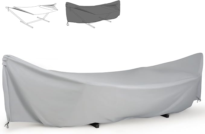 SUNCREAT Hammock Cover, Water-Resistant Polyester Hammock Stand Cover by SUNCREAT