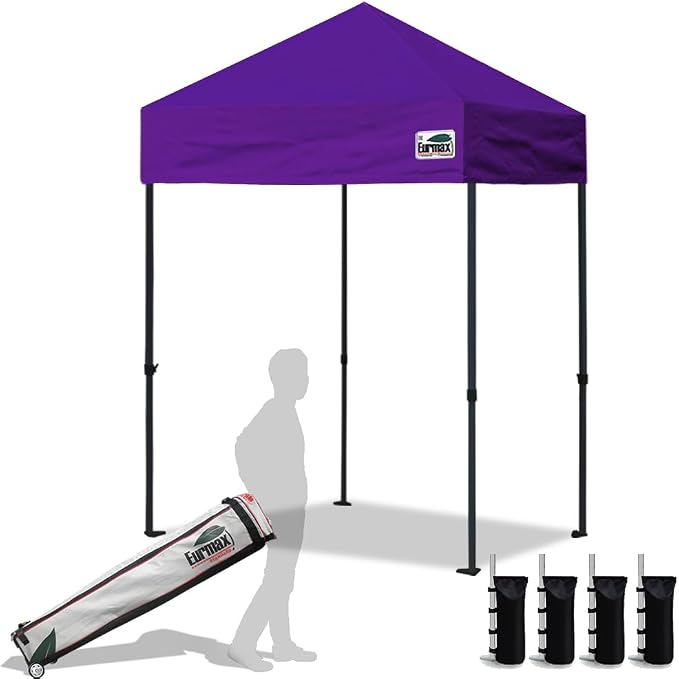 Eurmax USA 5'x5' Pop Up Canopy Tent Commercial Instant Canopies by Eurmax