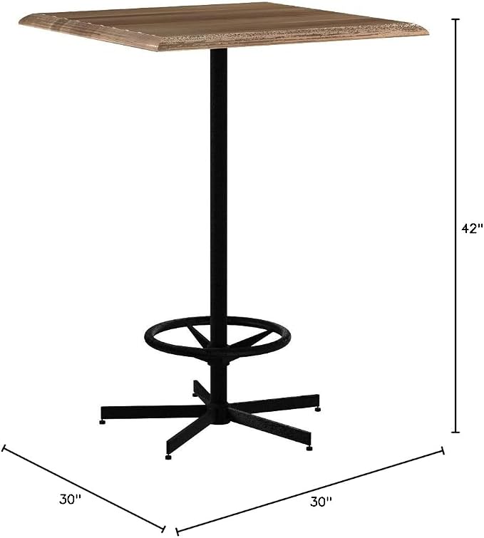 HBS OD214 42" Tall Indoor/Outdoor All-Season Pub Table - Image 2