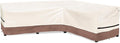 okcool Outdoor Sectional Sofa Cover Waterproof-L-Shaped Patio Furniture Covers by Okcool