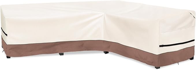 okcool Outdoor Sectional Sofa Cover Waterproof-L-Shaped Patio Furniture Covers by Okcool