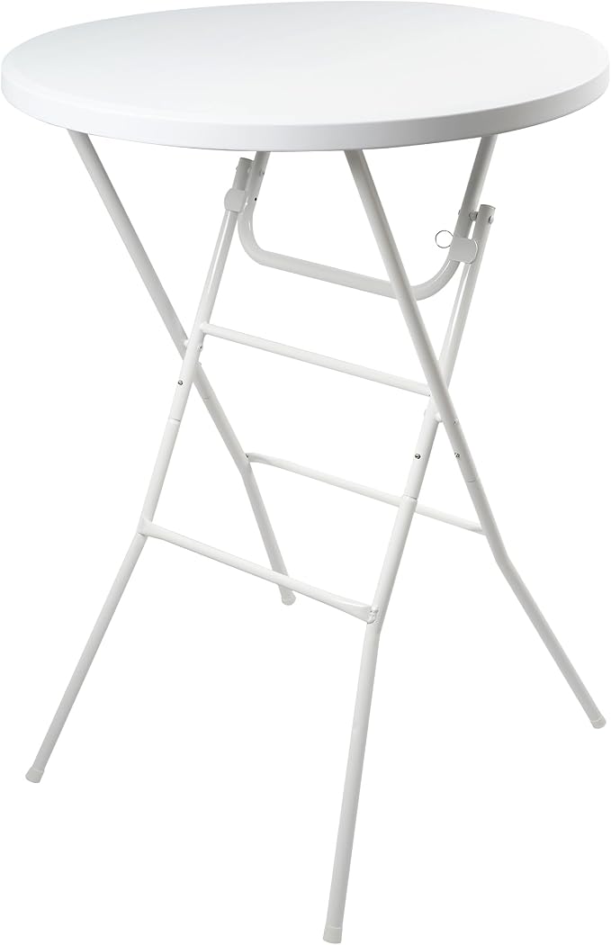 Folding Round Table, 32in Cocktail Table, High Top Table by aoole