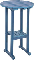 Sundale Outdoor 39 Inches Height Adirondack Bar Table, Patio HDPE Pub Height by SundaleOutdoor