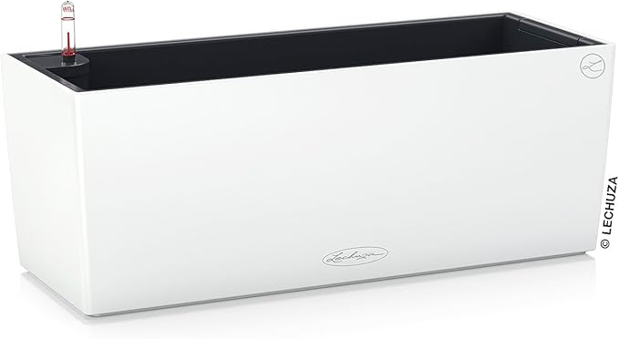 Lechuza BALCONERA Color 50 White, Self-Watering Window Box, H7.5 L19.7 W7.5 in by LECHUZA