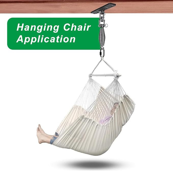 Dolibest Hanging Kits Hammock Chair Hardware, Heavy Duty Swing Hanger - Image 7