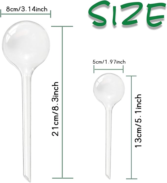 14 PCS Plant Watering Globes, Plastic Automatic Watering Globes - Image 2