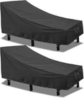 PureFit Outdoor Chaise Lounge Cover, Lounge Chair Covers Waterproof Patio by PureFit