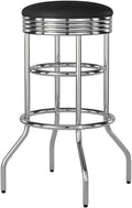 TRINITY Heavy Duty 30-Inch Backless Swivel Bar Stool by TRINITY