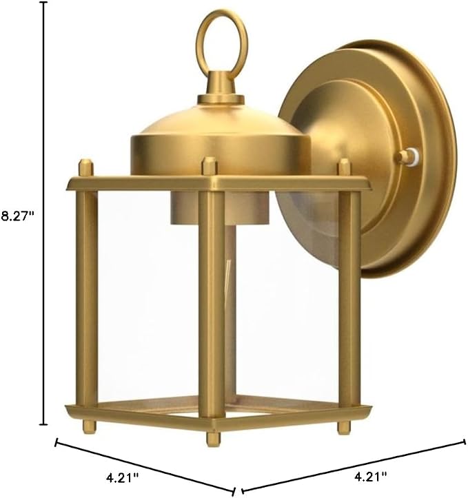 Outdoor Wall Lantern, Exterior Waterproof Wall Sconce Light Fixtures, 2 Pack - Image 9