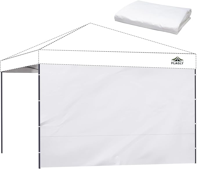 Instant Canopy Sidewalls for 10x10 Pop Up Canopy Tent, 300D Waterproof Material by FLAGLY