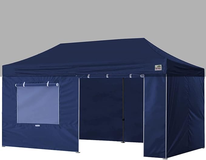Eurmax USA Full Zippered Walls for 10 x 20 Easy Pop Up Canopy Tent, Enclosure by Eurmax
