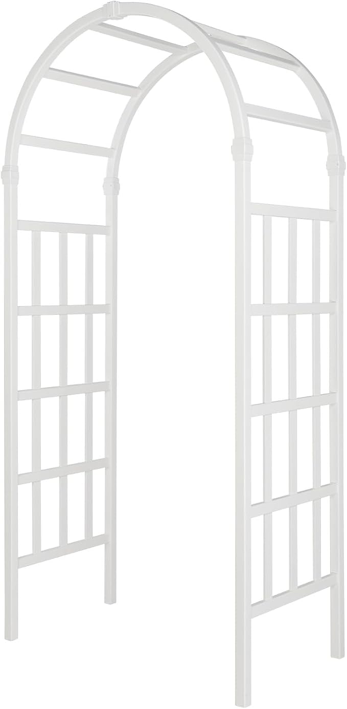 Outvita PVC Garden Arbor, Arch Trellis by Outvita