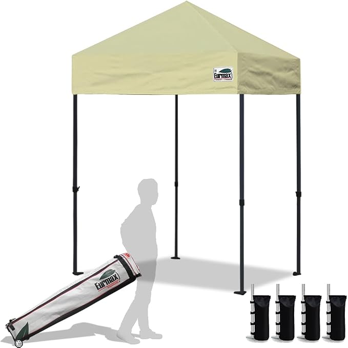 Eurmax USA 5'x5' Pop Up Canopy Tent Commercial Instant Canopies by Eurmax