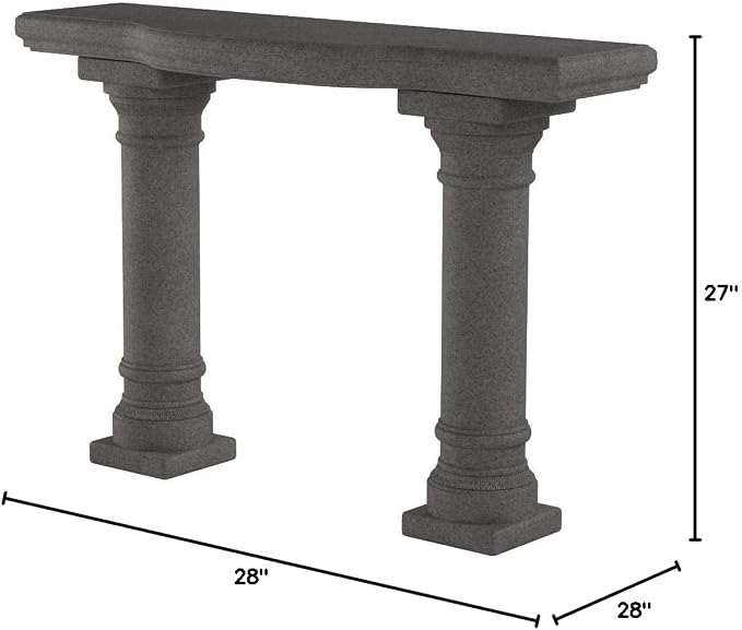 Emsco Group 2316 Lightweight Natural Sandstone Garden Shelf - Image 6