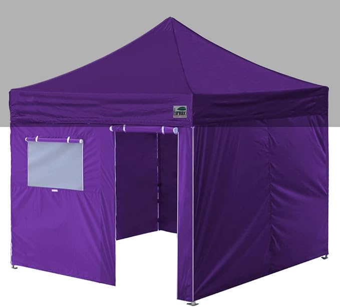 Eurmax USA Full Zippered Walls for 10 x 10 Easy Pop Up Canopy Tent, Enclosure by Eurmax