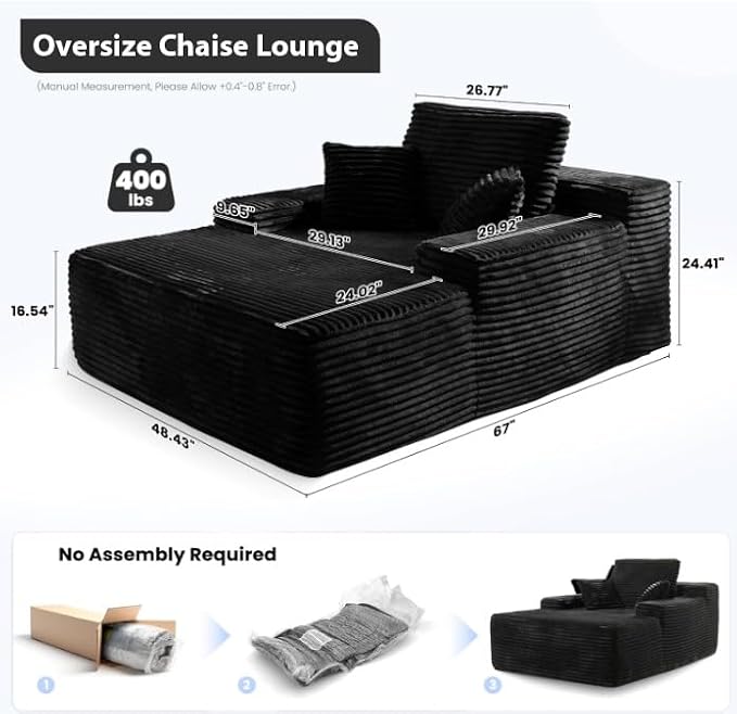 COMHOMA 105”Modular Sectional Sofa - Image 2