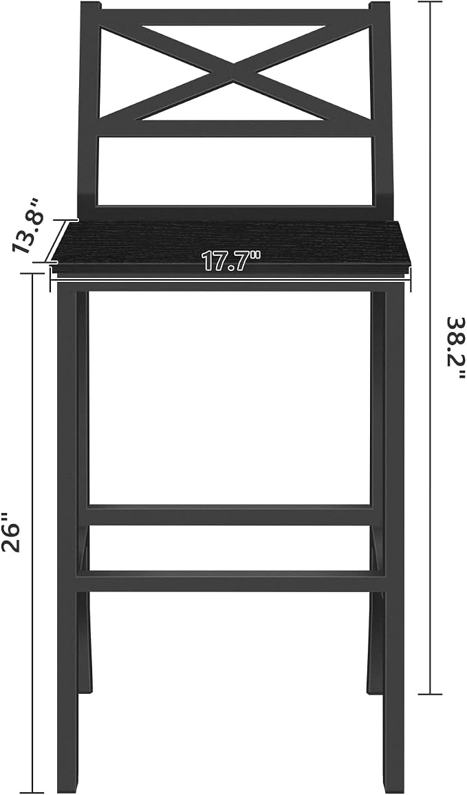 Bar Stools, Kitchen Breakfast Bar Chairs, - Image 2