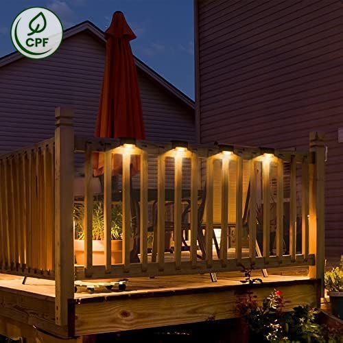 SOLPEX 20 Pack Solar Deck Lights Outdoor, Waterproof Led Lights - Image 5