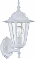 WISBEAM White Outdoor Wall Lantern, Outdoor Wall Sconce by WISBEAM