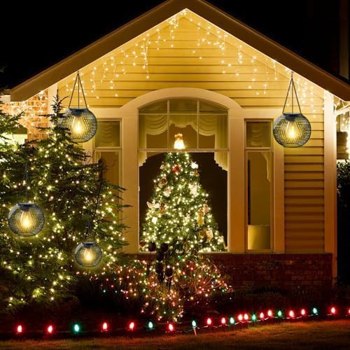Solar Lantern Outdoor Waterproof, KagoLing Upgraded Hanging Solar Lights - Image 9