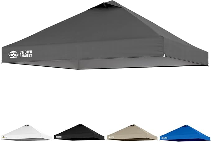 CROWN SHADES 10x10 Canopy Replacement Top by CrownShades