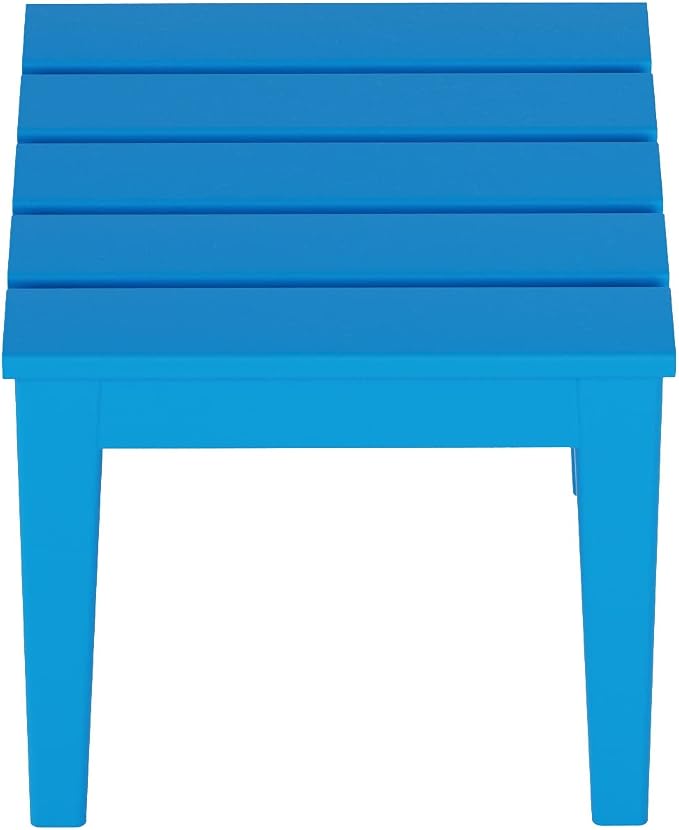 WestinTrends Ashore Outdoor Patio Modern Adirondack Side Table, Pacific Blue - Image 6